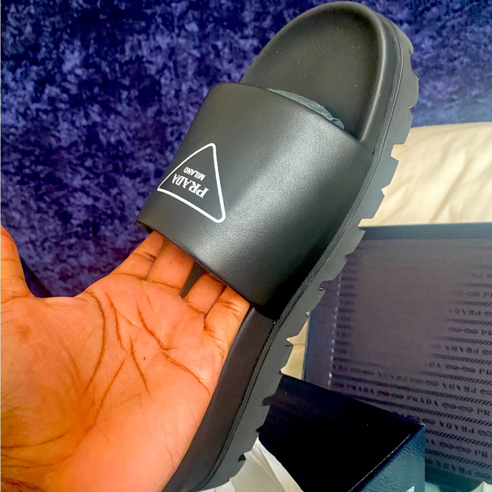 Men Prada Leather slides